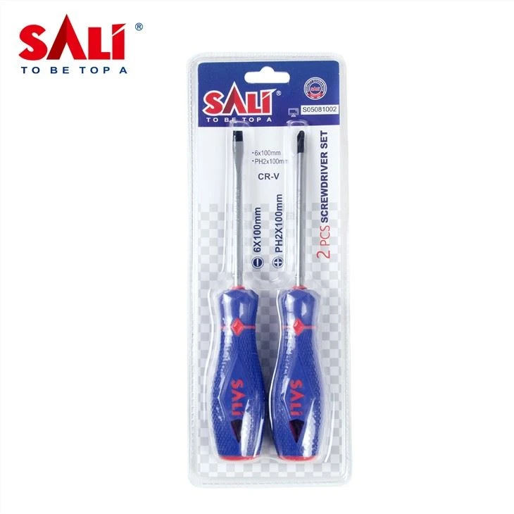 SALI Magnetic Screwdriver Set PH2 6*100mm Cr-V Shaft With PP Handle